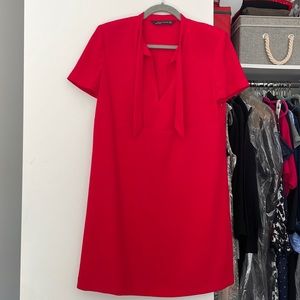 ZARA red dress